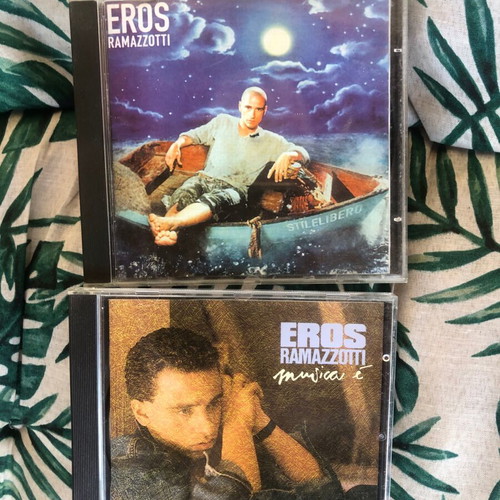 Eros Ramazzotti CD like new, pack of 2, entechno
