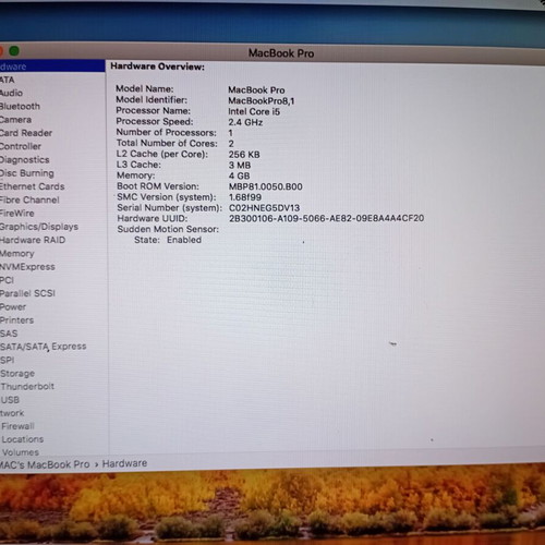 MacBook Pro used Apple laptop