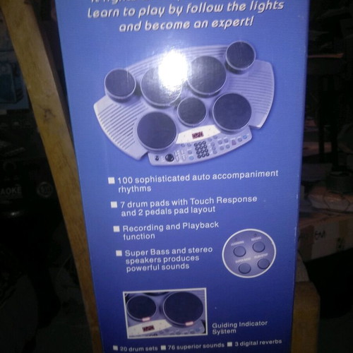 Digital Drum new electronic drum set with sticks and lights