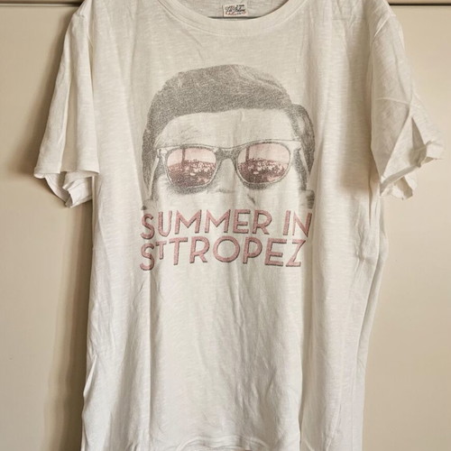 Men's T-shirt with print, loose fit, lightweight fabric