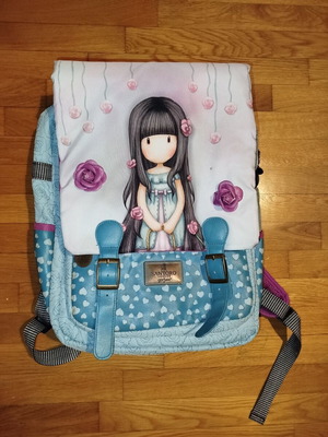 Santoro London Gorjuss Rosebud school backpack and pencil case