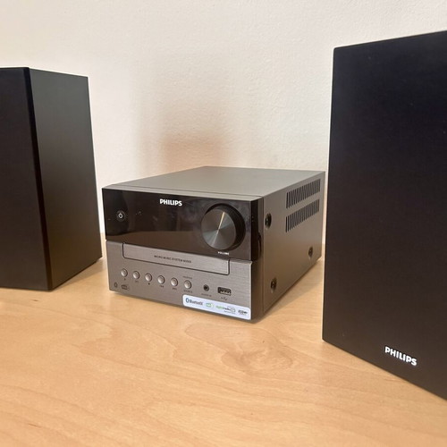 Philips Hi-Fi Stereo System with Bluetooth, Wi-Fi, CD, USB, DAB+