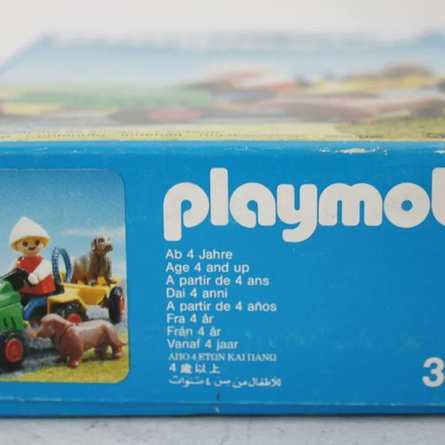 Playmobil 3715 Child with Tractor Farm Dog sealed 1992 new