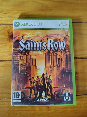 Saints Row Xbox 360 game used, complete with manual
