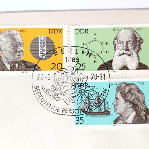 Collectible first day cover of East Germany 1979 new