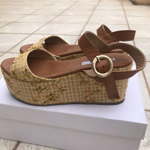 Sofia Manta Flatworms brown pumps like new size 37
