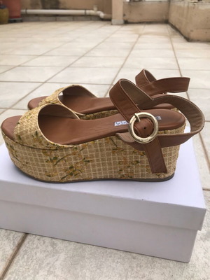 Sofia Manta Flatworms brown pumps like new size 37