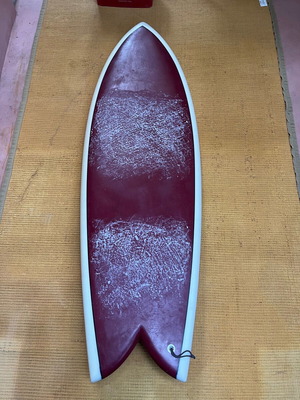 Surf Fish 5.7 Pukas Surfboard from Spain with Bag and Fins, New