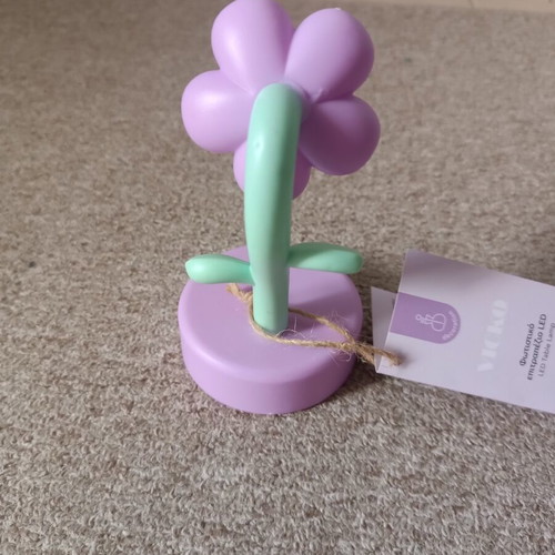 Flower table lamp new with warm light