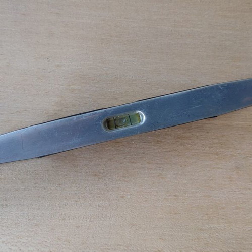 Vintage spirit level refurbished from West Germany, functional