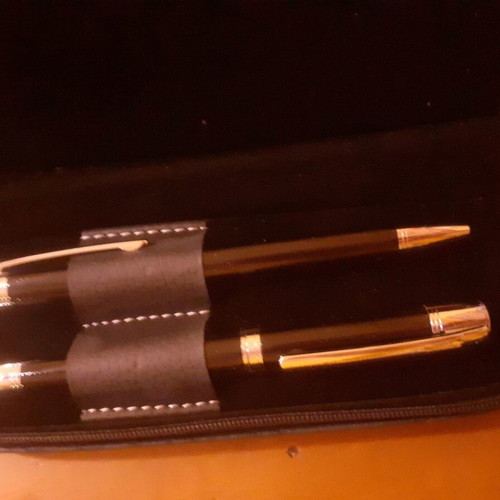 Luxury pen and fountain pen new, Sparkasse promotional