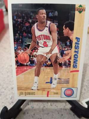 Κάρτα μπάσκετ Joe Dumars Upper Deck 1991-92 νέα