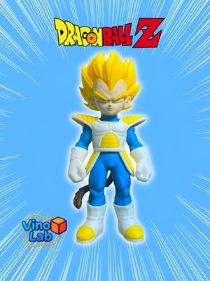 Vegeta Super Saiyan 3D Printed Figure new