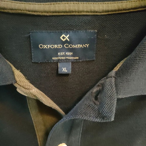 Oxford Company Polo XL used, dark blue, 100% cotton