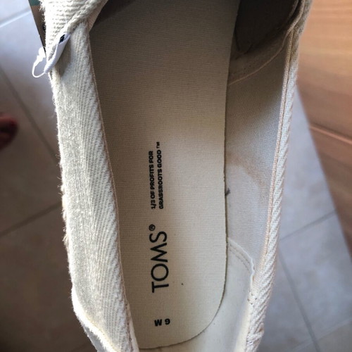Women's platform espadrilles Toms 40 new, beige