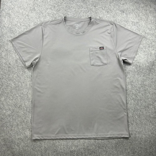 Dickies men's short sleeve T-shirt 2XL gray polyester pocket