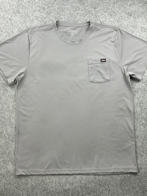 Dickies men's short sleeve T-shirt 2XL gray polyester pocket