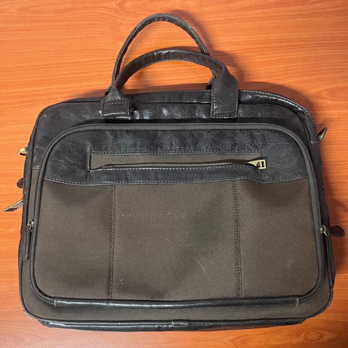Men's handheld bag used, dimensions 35x40