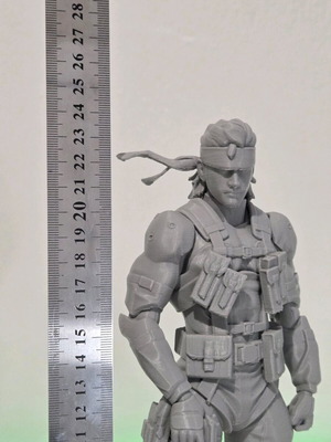 Solid Snake Figure 24cm Metal Gear Solid made to order