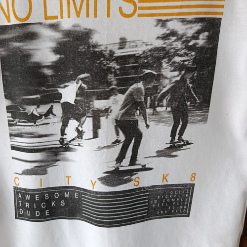 Primark No Limits T-shirt for boys 10-11 years white like new