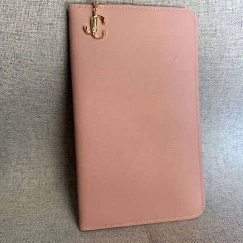 Jimmy Choo clutch bag new, pink and gold