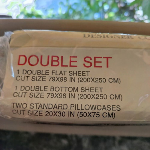 Bed sheets pillowcase set unused, USA