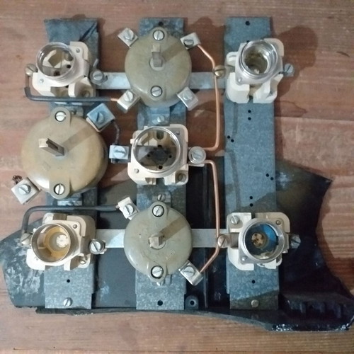 Collectible electrical panel materials used, set