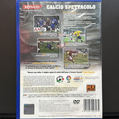 Pro Evolution Soccer 5 PS2 game, Italian