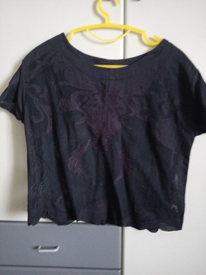 Dress Gallery blouse used, black, size M