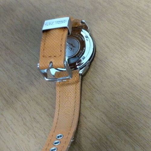 Sector No Limits 200 Date watch, black and orange