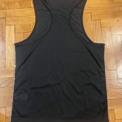 Men's sleeveless shirt with sequins like new, size S