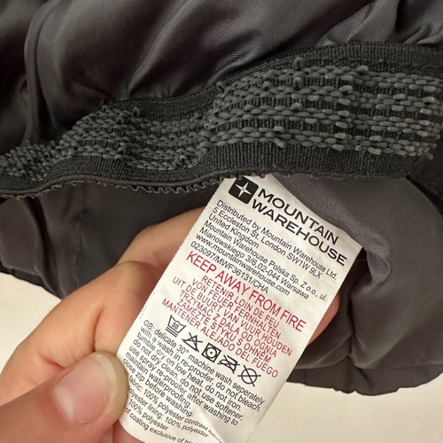 Winter warm jacket size 3-4 years like new, black and orange