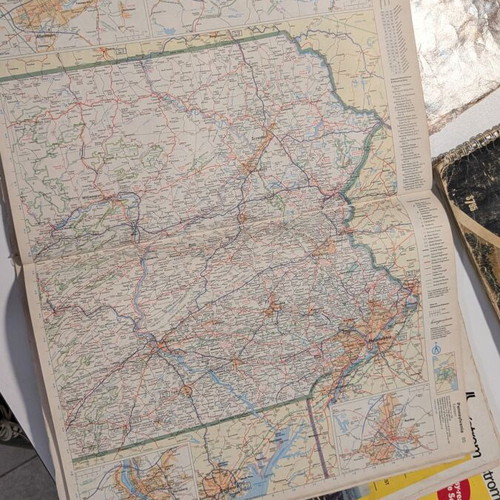 Vintage NYC Long Island Tri-State Map Atlas Collection used