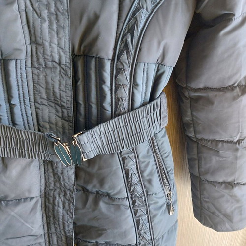 Women's jacket with hood new, blue