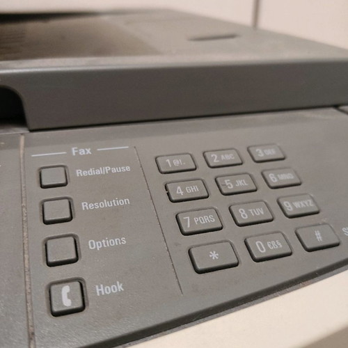 Lexmark X364dn laser printer used, with paper jam issue