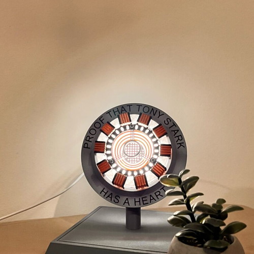 Iron-Man Arc Reactor MK1 Marvel lamp made to order