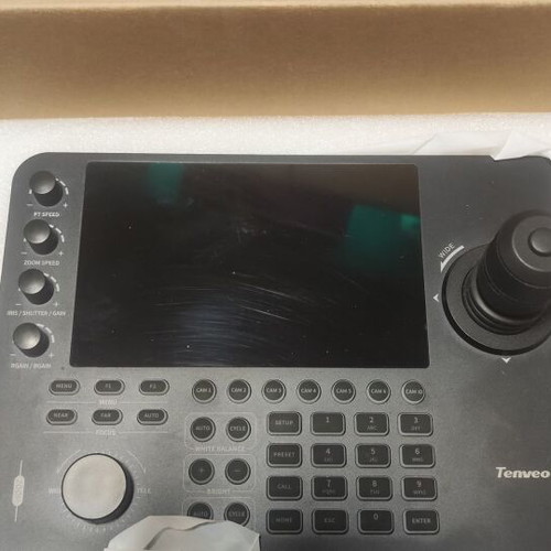PTZ Control Console TEVO-KB300PRO new with joystick and 4 screens