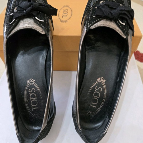 Tod's ballerinas like new, size 38, black leather