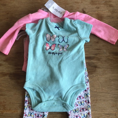 Two Newborn Bodysuit Sets