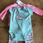 Two Newborn Bodysuit Sets