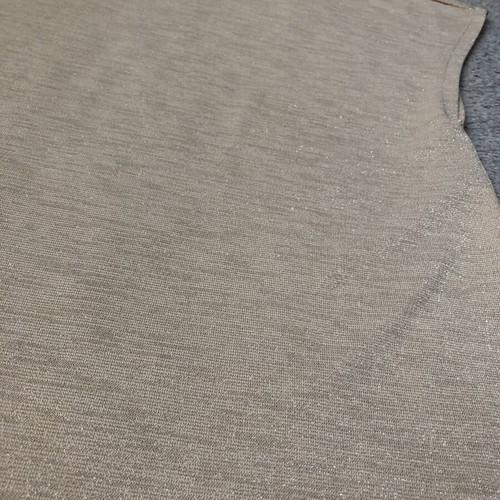 H&M women's blouse like new, gold effect, size M