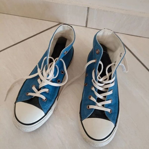 Junior All Star shoes size 35 blue denim like new