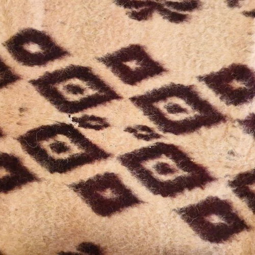 Wool Blanket like new, handmade, 190x220 cm summer