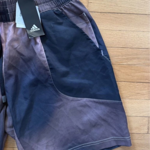 Adidas Melbourne Tennis shorts, grey and purple, size M