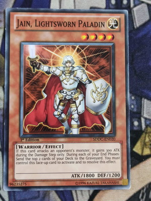 Jain Lightsworn Paladin Effect Monster κάρτα σαν καινούργιο