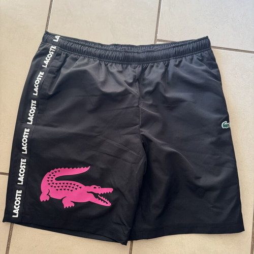 Lacoste pants new with tags, black and pink, XL