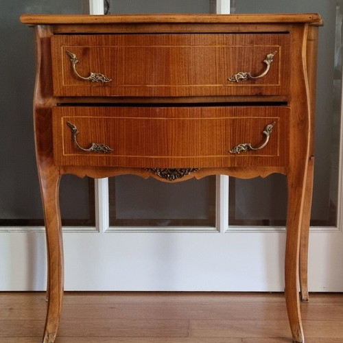 Console table used with two drawers