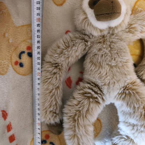 WWF plush monkey like new