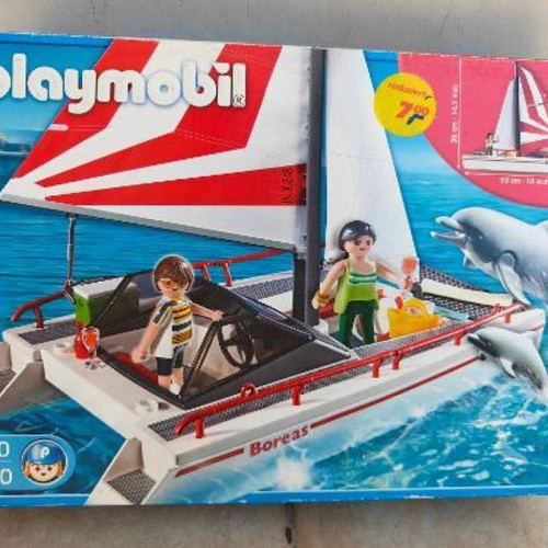 Playmobil 5130 Summer Fun Catamaran with Dolphins like new