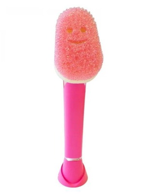 Dish Daddy dish washing tool pink new